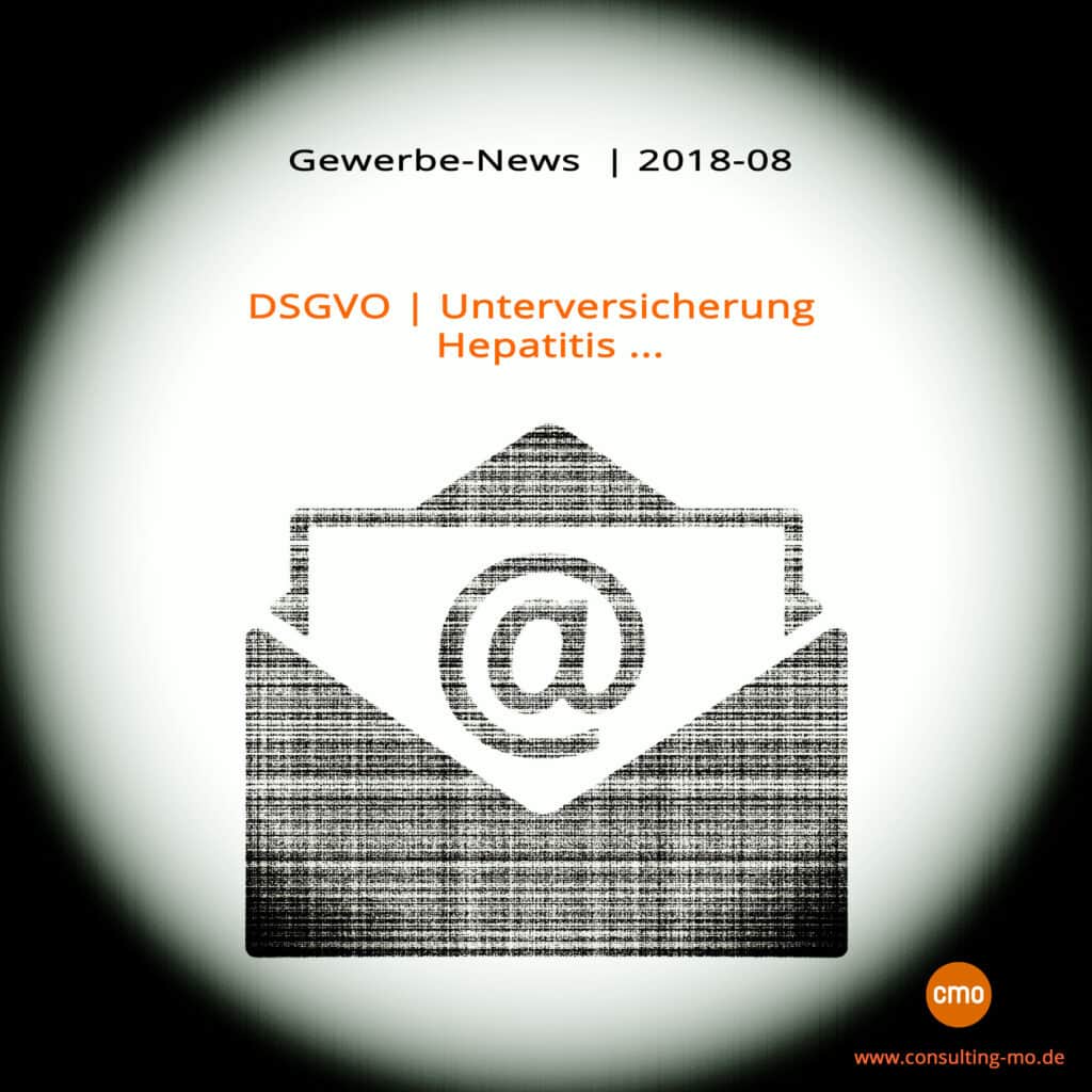 DSGVO & Absicherung Unterversicherung Betriebsschließungsversicherung Hepatitis